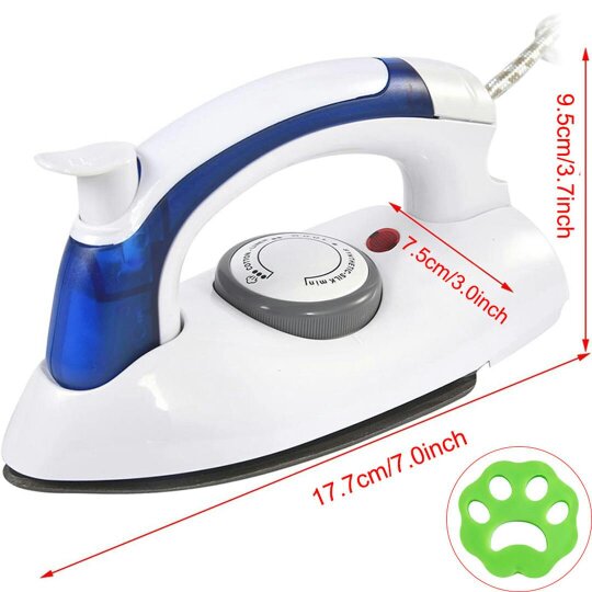 Havendro Mini Travel Iron Adjustable Temperature Foldable Portable Travel Iron Clothes