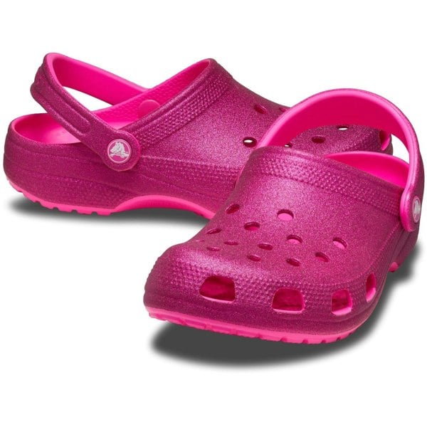 Crocs Classic Glitter Clog Unisex - Pink Crush