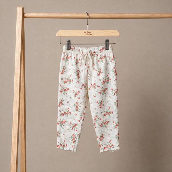 Mini Cuddles Floral-Print Leggings (Multicolour), 3 Pack
