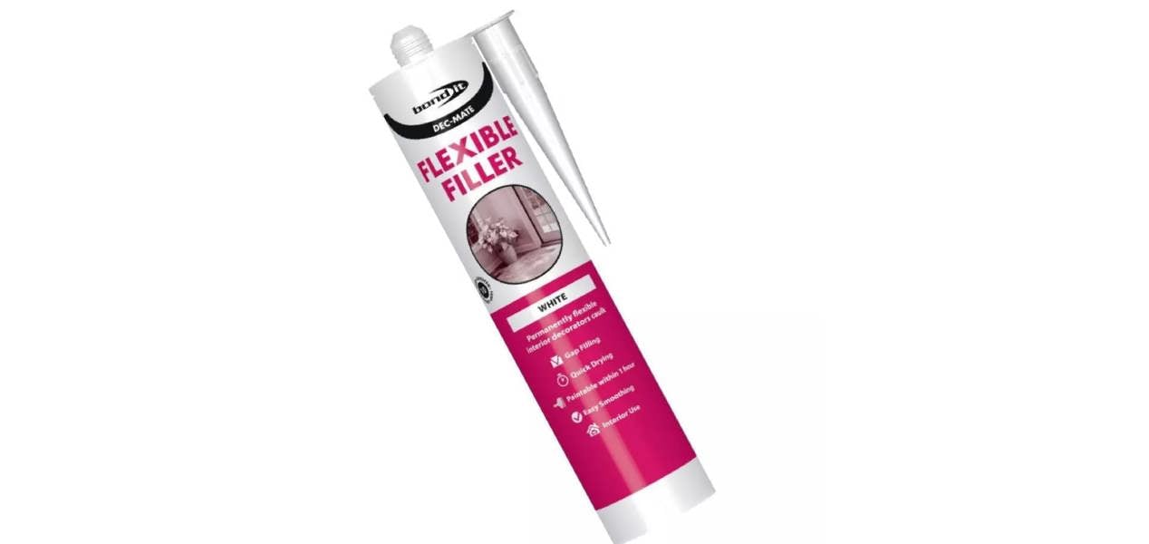Bond It Dec Mate Decorators Caulk Flexible Filler White 310ml