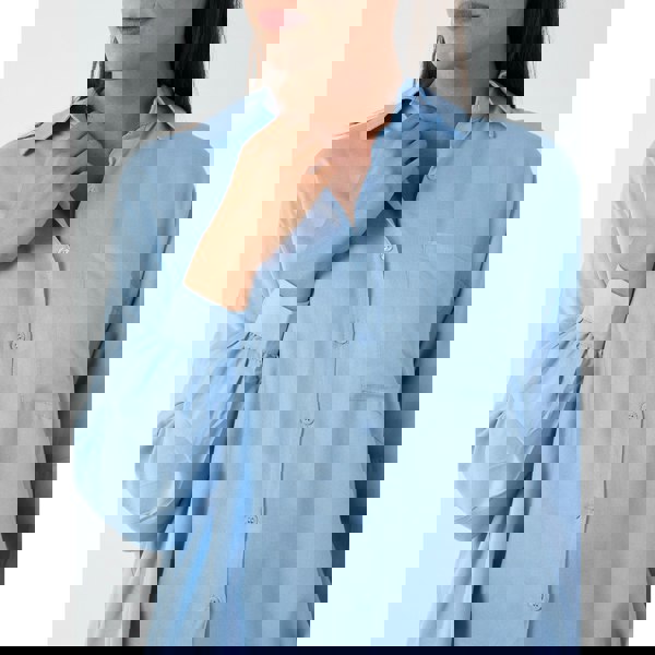 Blue Vanilla Oversized Shirt