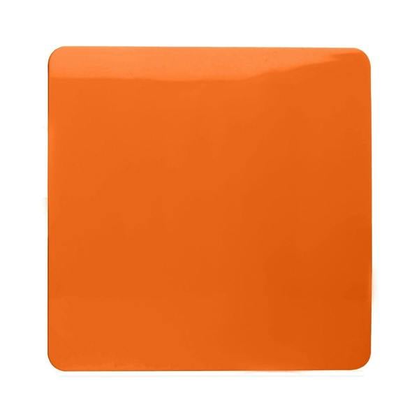 Trendi Switch Single Blanking Plate in Sunset Orange