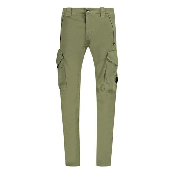 CP Company Slim Fit Cotton Cargo Trousers Green - chancefashionco