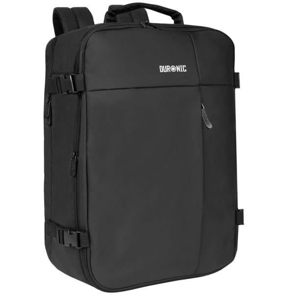 Duronic Laptop Backpack LB26 Cabin Bag Max Cabin Size Case Water Resistant Rucksack Internal Padded Laptop MacBook Sleeve Business Work Rucksack Bag