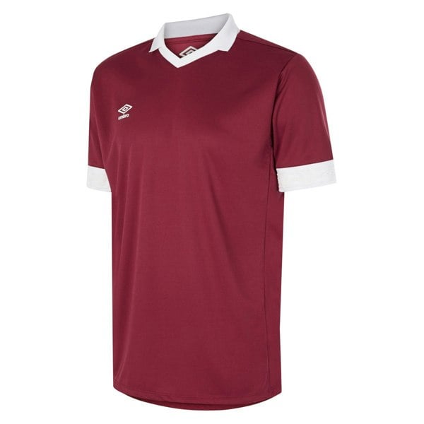 Umbro Mens Tempest Jersey - New Claret/White
