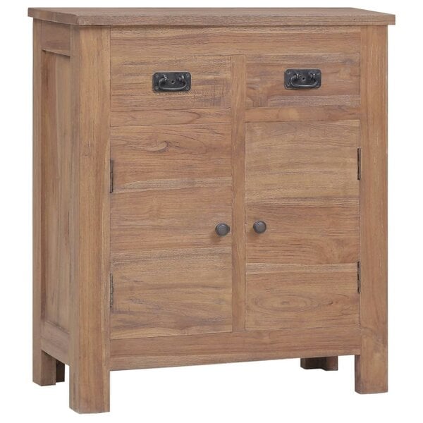 Berkfield Sideboard 65x30x75 cm Solid Teak Wood