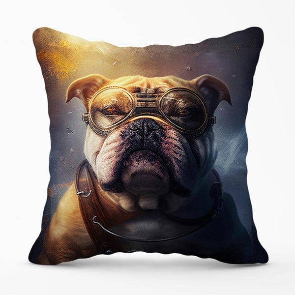 Warren Reed Bulldog Splashart Golden Cushions