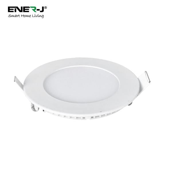 ENER-J 12W Recessed Round LED Downlight Mini Panel 175mm Diameter, 160mm Hole Size, CE Driver, 4000K, 20000 Hours Long Life | Single pack - 4000K