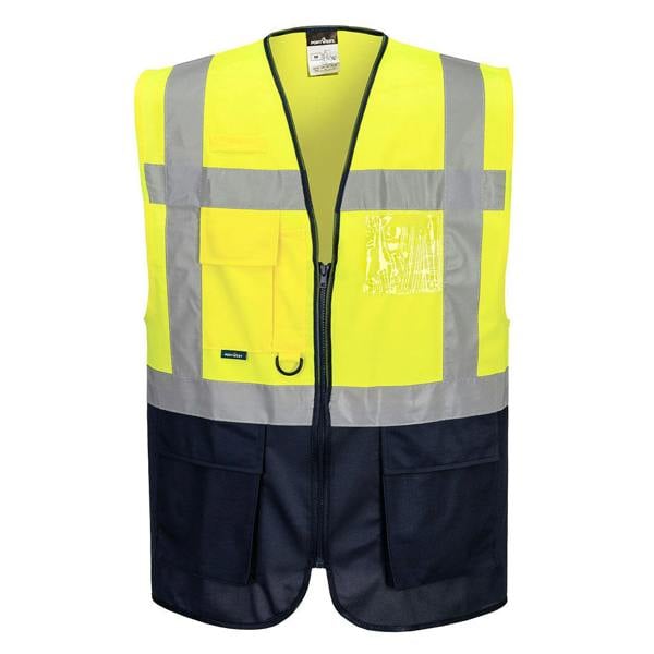 Warsaw Hi-Vis Contrast Executive Vest Portwest