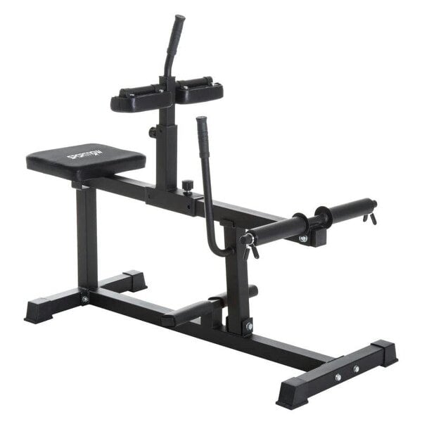 Seated Leg Extension Machine, Adjustable Leg Raise Machine and Curl Machine with Plate Loaded for Hip, Lower Body and Home Gym Workout