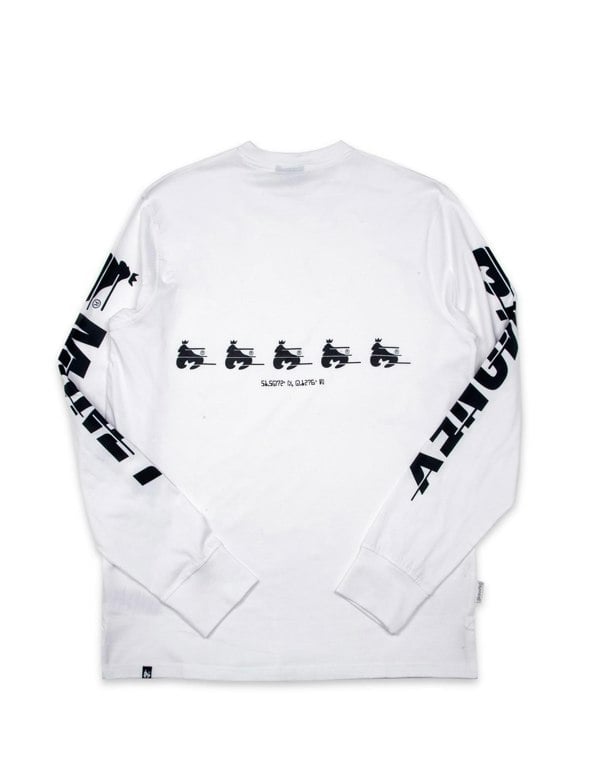 Money Speed Money Long Sleeved Tee - White