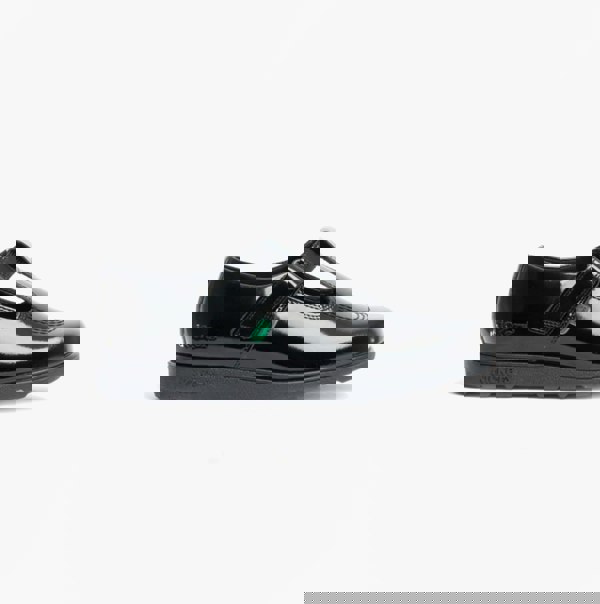 Kickers 115177 FRAGMA T-BAR Girls School Shoes Patent Black