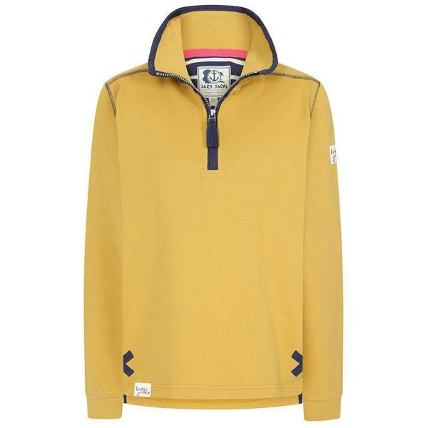 Lazy Jacks Womens/Ladies Quarter Zip Sweatshirt - Heather - 