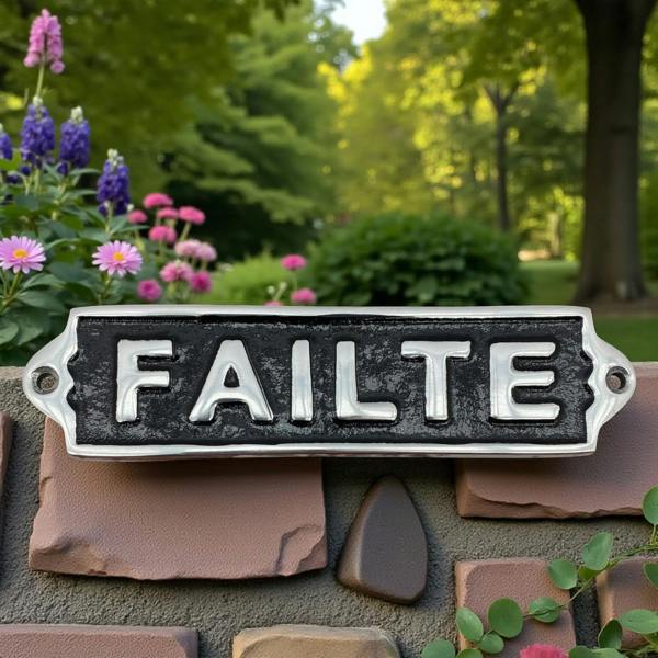 20CM ALUMINIUM FAILTE SIGN