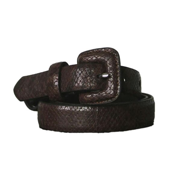 Eastern Counties Leather Womens/Ladies Faux Snake Print Belt - Brown