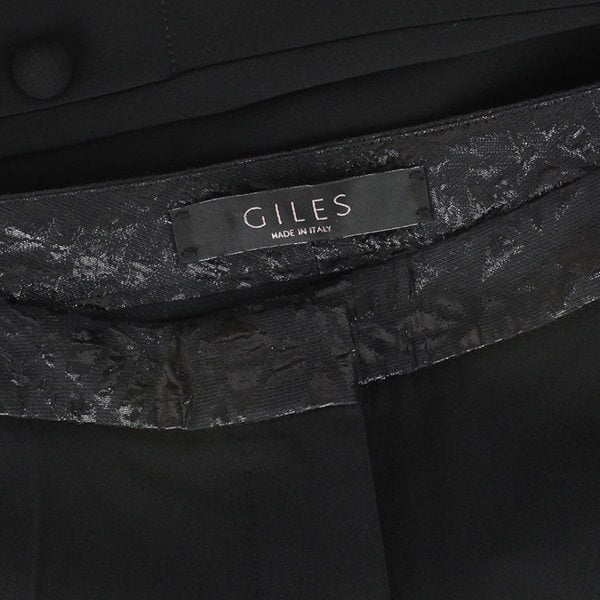 Giles bootcut cropped trousers in black