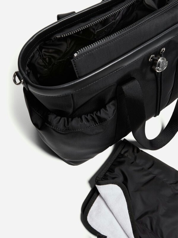 Moncler Enfant Baby Tote Changing Bag in Black (38cm)