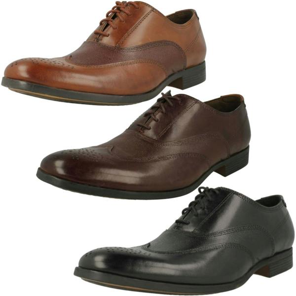 Clarks Mens Clarks Formal Lace Up Brogues Gilmore Wing