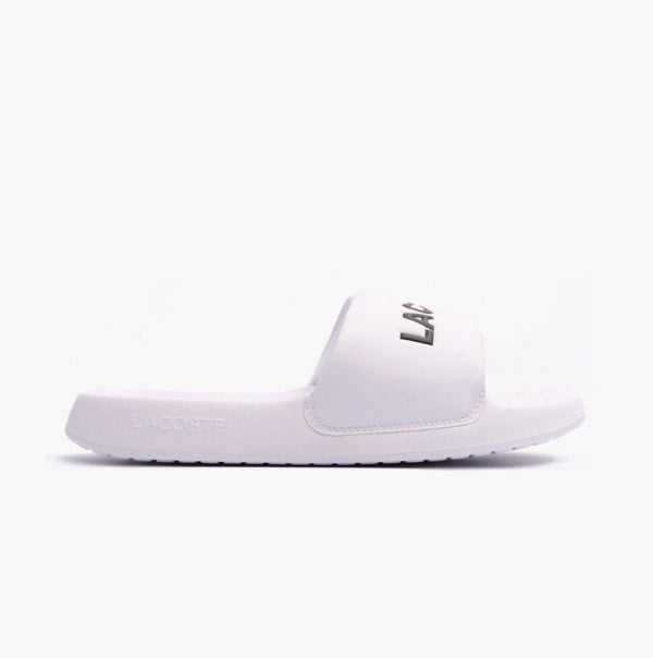 Lacoste SERVE SLIDE 1.0 124 2 Mens Slides White/Black