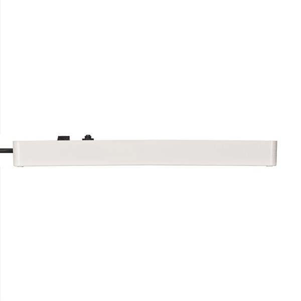 Brennenstuhl Ecolor Extension Lead 5 Gang Extension Lead - 3 Metre Heavy Duty Cable - Engineered  in Germany - Black & White