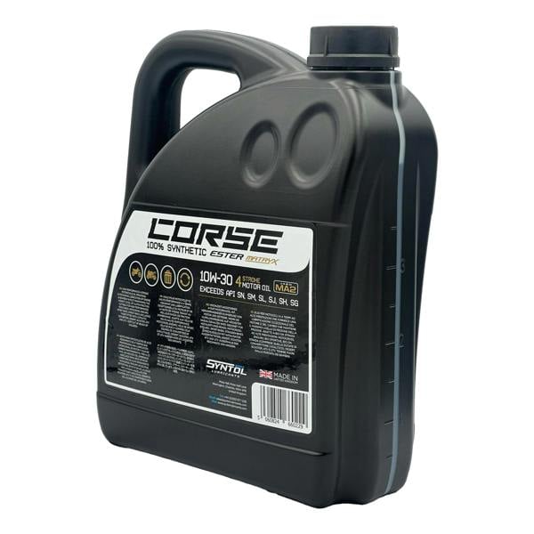 Syntol Corse 4T 10W-30 Motorcycle Fully Synthetic Engine Oil Jaso MA2/MA
