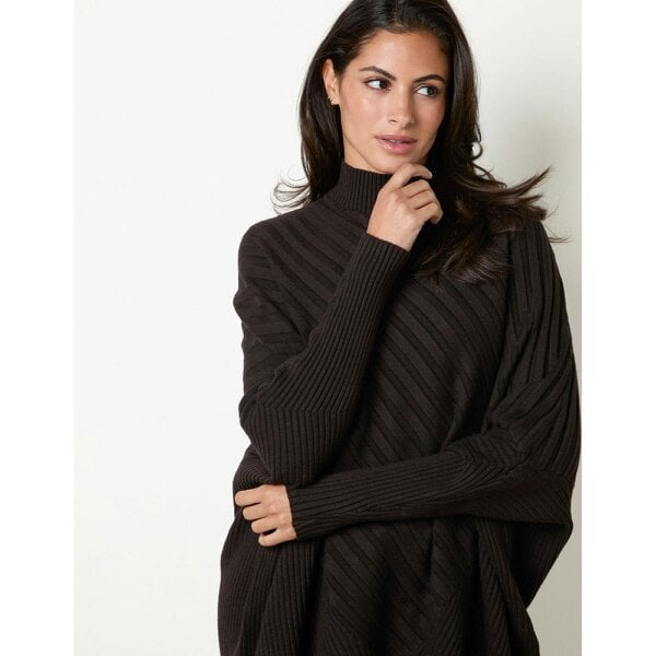 Blue Vanilla Poncho-Style Jumper