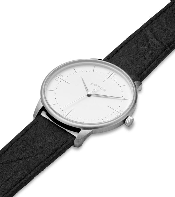 Votch Silver & Piñatex Watch | Aalto