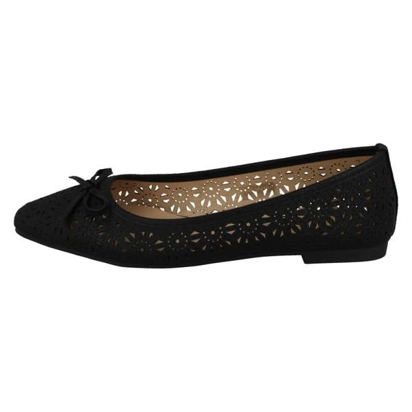 Spot On Ladies Spot On Ballerina Flat Shoes F80460