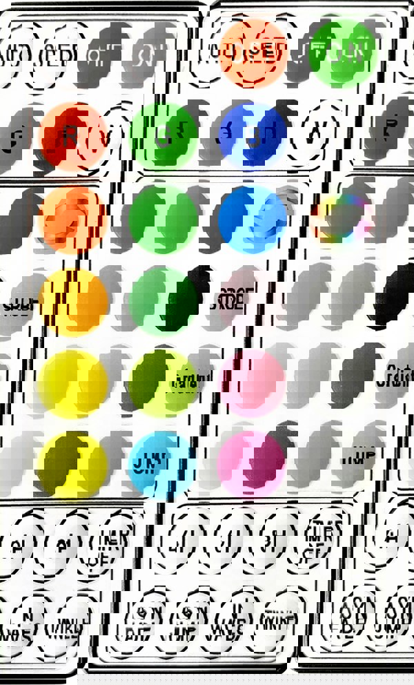 St Helens Battery Operated RGB Letter   With Remote Control Letter D