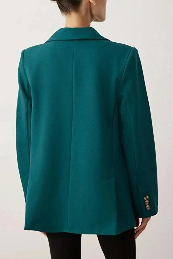 WOVCOR Lined Woven Blazer Jacket