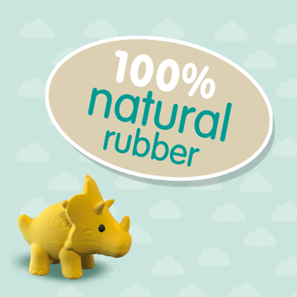 SES Creative Bath Triceratops - 100% natural rubber
