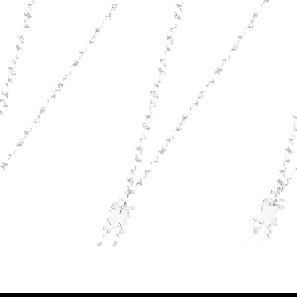 Mylee London Long Coat Chihuahua Silhouette Silver Necklace - Personalised