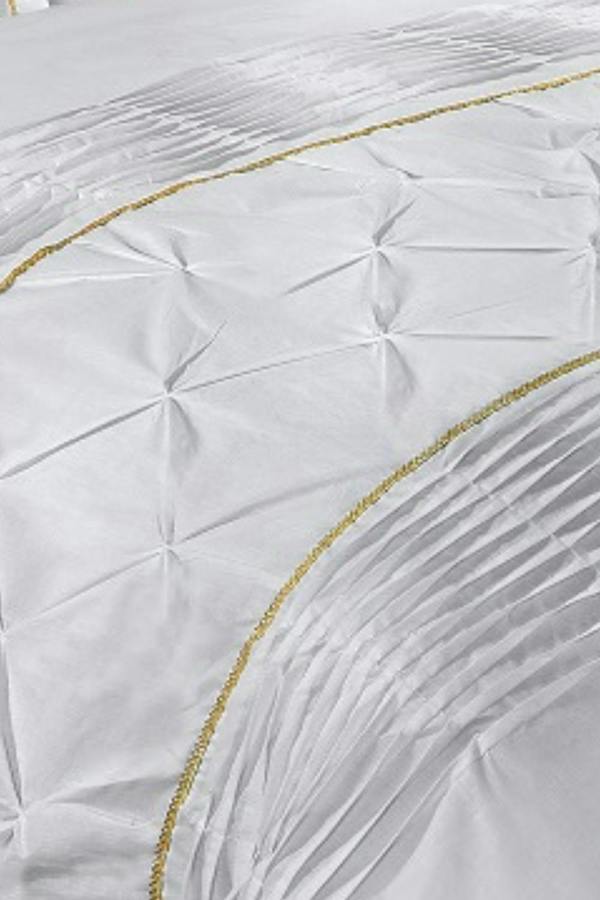 Eleanor White Duvet Cover Set