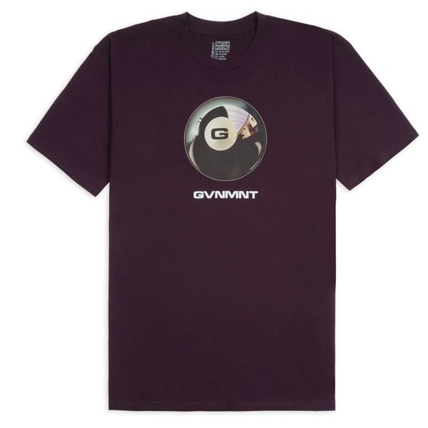 GVNMNT Clothing Co 8 Ball Tee - Plum