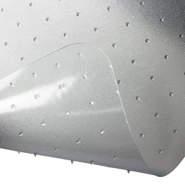 Marvelux PVC Chair Mat for Low Pile Carpets (up to 6mm) - Clear Rectangular Office Carpet Protector - Multiple Sizes