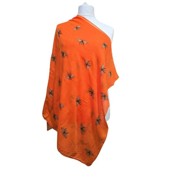 Love EMVY Lightweight Glitter Bee Scarf