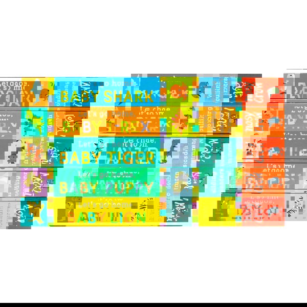 Let’s Go Home Series 5 Books Collection Set (Baby Shark, Baby T-Rex, Baby Tiger, Baby Puppy, Baby Lion)