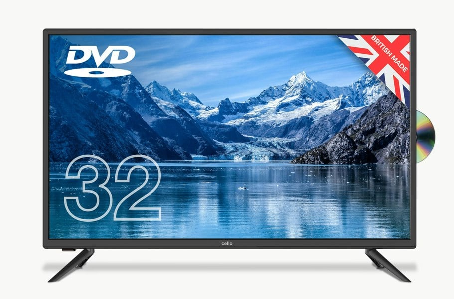 Cello C3220F  32" HD Read LED TV  with built in DVD Player, Freeview and Built in Satellite