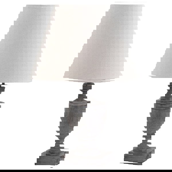 Hill Interiors Incia Urn Table Lamp (UK Plug) - Brown