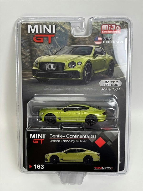 Mini GT Bentley Continental GT Limited Edition by Mulliner 1:64 Scale MGT00163MJ