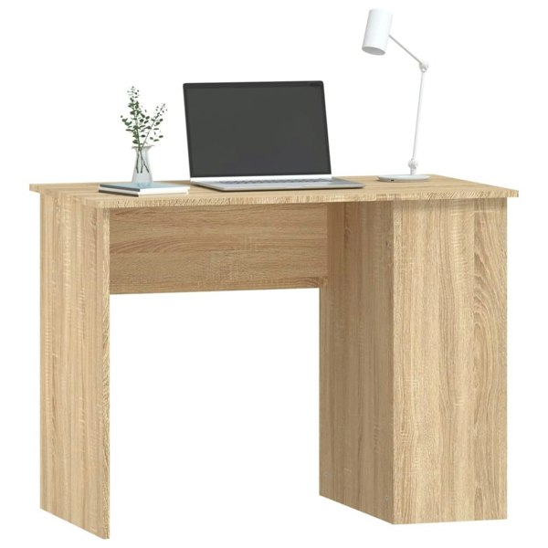 Berkfield Desk Sonoma Oak 100x55x75 cm Engineered Wood