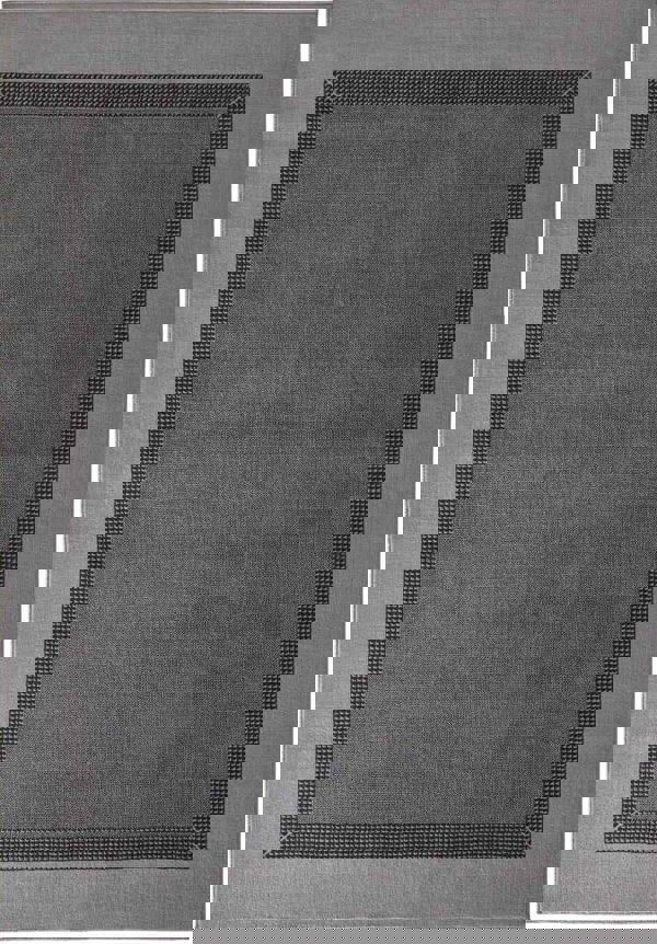 Designer Velours Grey Runner “Band” – Classic Elegance