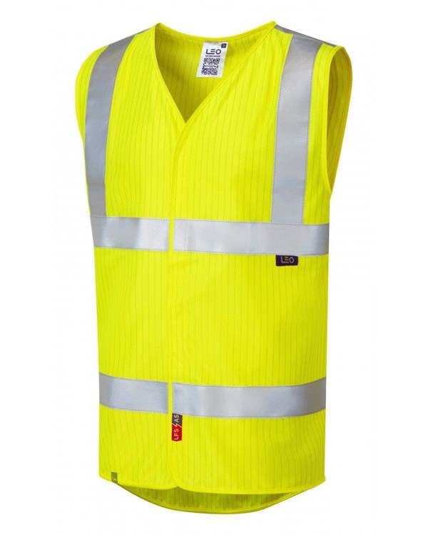 Clifton LFS/AS Waistcoat (EN 14116 & EN 1149) Leo Workwear