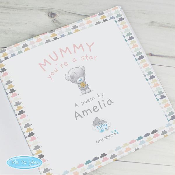 Personalised 'Mummy You're A Star' Poem Book