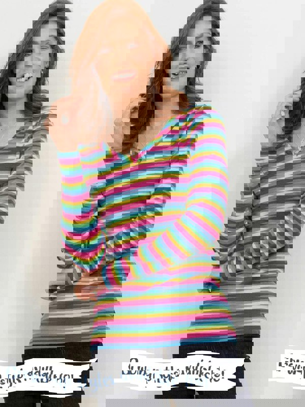 Kite Girls Organic Rainbow Top