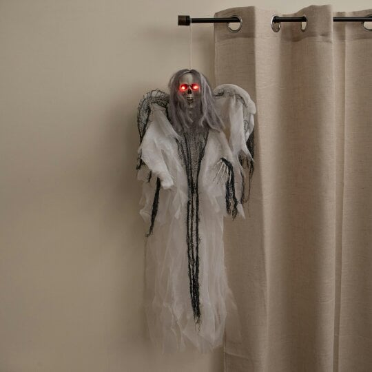 Samuel Alexander 90cm Animated Flapping Cackling Death Angel Halloween Decoration