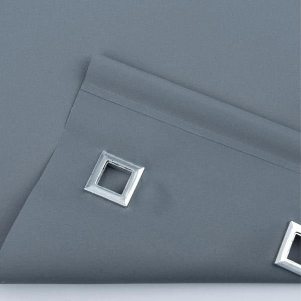 A.Unique Home Trimmable Square Eyelet Roller Blind - 2FT - CHARCOAL - 60cm(W)x170cm(L)