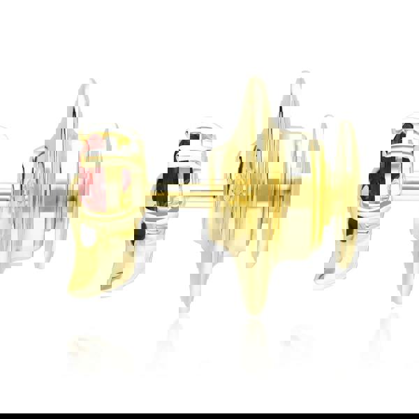 Gemondo Gardenia Garnet Fox Pin In 9ct Yellow Gold