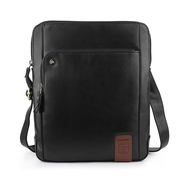PRIMEHIDE Medium Leather Messenger Bag - Matteo Tuscan