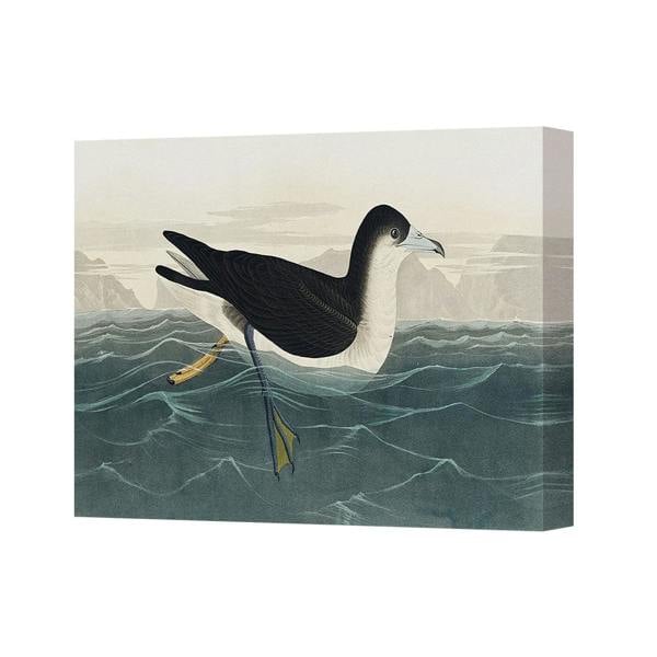 Benjamin Tate Design Albatross on Ocean Waves Canvas Wall Art Print for Home Decor